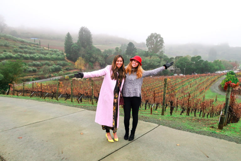 Lauren and I in Sonoma Winery