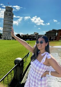 Leaning Tower of Pisa in Italy