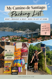 Camino de Santiago packing list